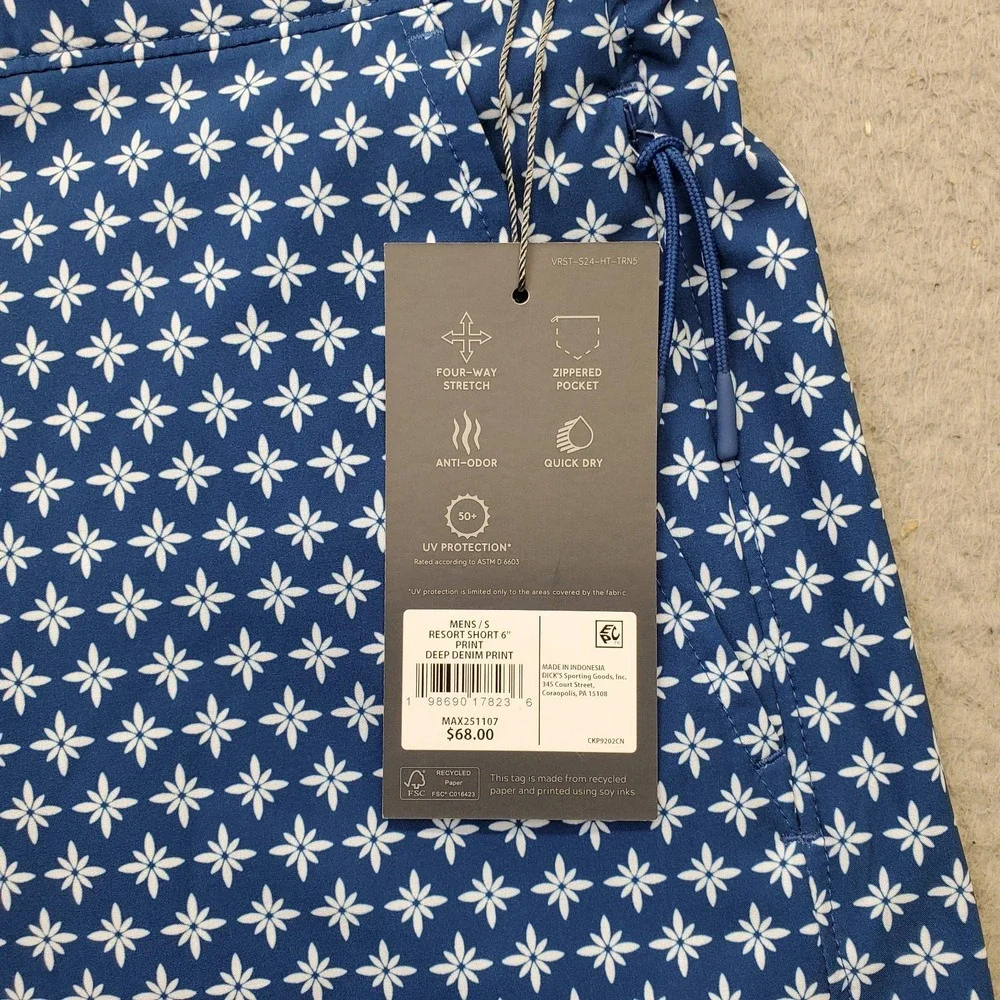 VRST Golf Shorts Mens Small Multi Floral 4-Way Relaxed Fit‎ Performance Stretch